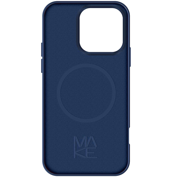 Фото - Чохол для смартфону MAKE for Apple iPhone 16 Pro Silicone Solo Navy Blue (MCSO-AI16PNV)