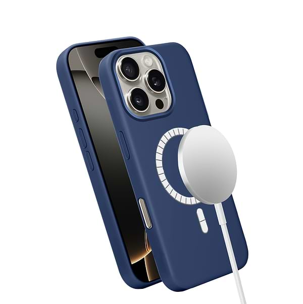 Фото - Чохол для смартфону MAKE for Apple iPhone 16 Pro Silicone Solo Navy Blue (MCSO-AI16PNV)