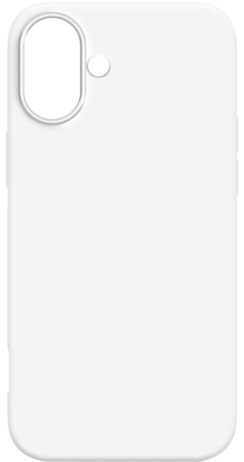 Чохол для смартфону MAKE Silicone Apple iPhone 16 Plus White (MCL-AI16PLWH) - Фото 1