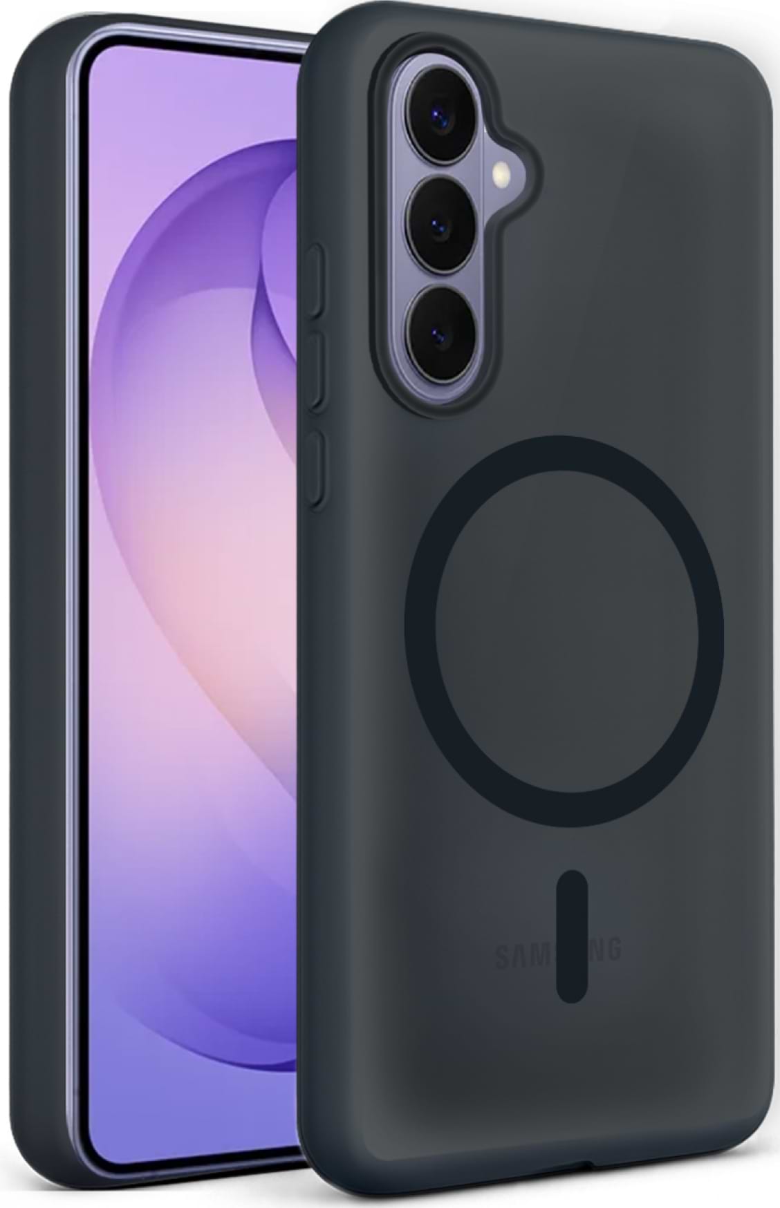 Чохол для смартфону MAKE Silicone Aura Magnet for Samsung S26 Plus, Black (MCLAM-SS26PBK)