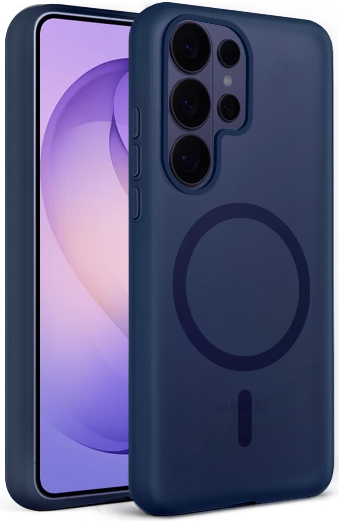 Чохол для смартфону MAKE Silicone Aura Magnet for Samsung S26 Ultra, Navy (MCLAM-SS26UNV)