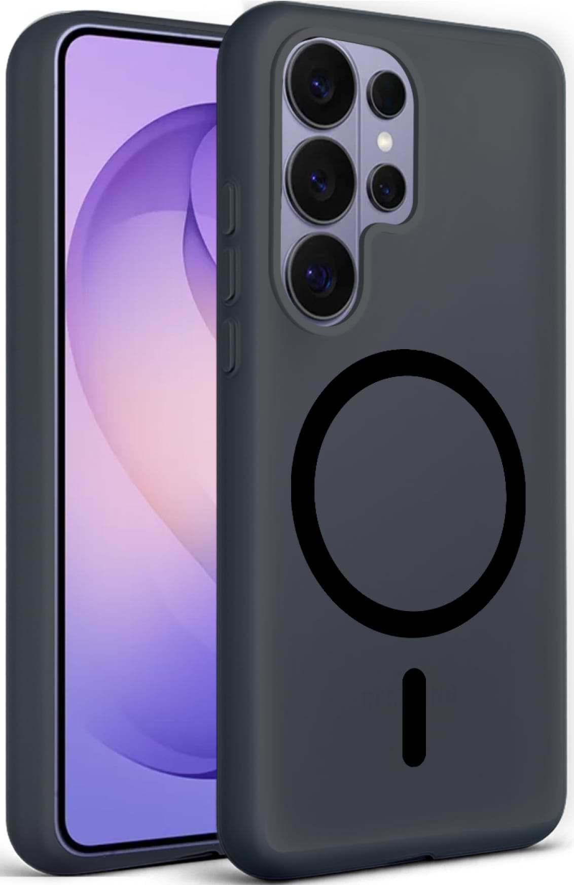 Чохол для смартфону MAKE Silicone Aura Magnet for Samsung S26 Ultra, Black (MCLAM-SS26UBK)