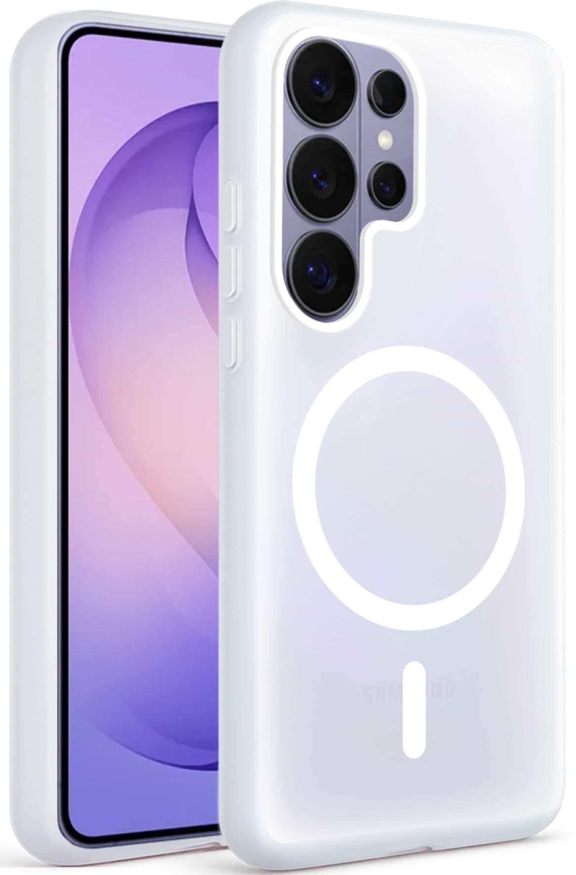 Чохол для смартфону MAKE Silicone Aura Magnet for Samsung S26 Ultra, Clear (MCLAM-SS26U)