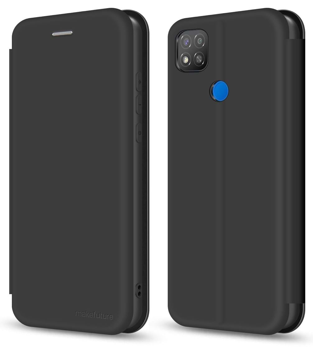 Чехол для смартфона MakeFuture Flip Soft-Touch PU Black Xiaomi Redmi 9C (MCP-XR9CBK)