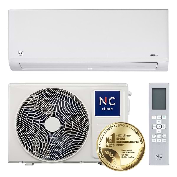 Фото - Кондиционер сплит NC clima NCI07EHMIw1eu/NCO07EHMIw1eu