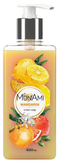 Рідке мило для рук MonAmi Mandarin 400 мл (4820263230374) - Фото 1