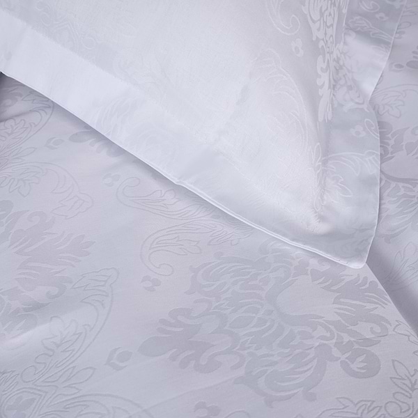 Фото - Комплект постільної білизни MirSon Сатин Жакард 6036 Marian 2 x 160 x 220 см (2200009023026)