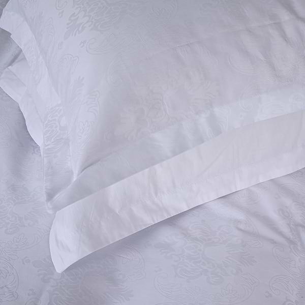 Фото - Комплект постільної білизни MirSon Сатин Жакард 6036 Marian 2 x 160 x 220 см (2200009023026)