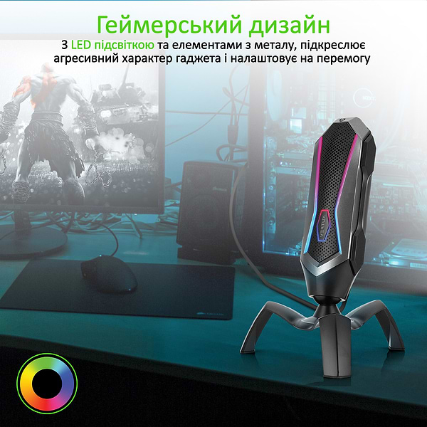 Фото - Мікрофон до комп'ютера Vertux Marshal.black