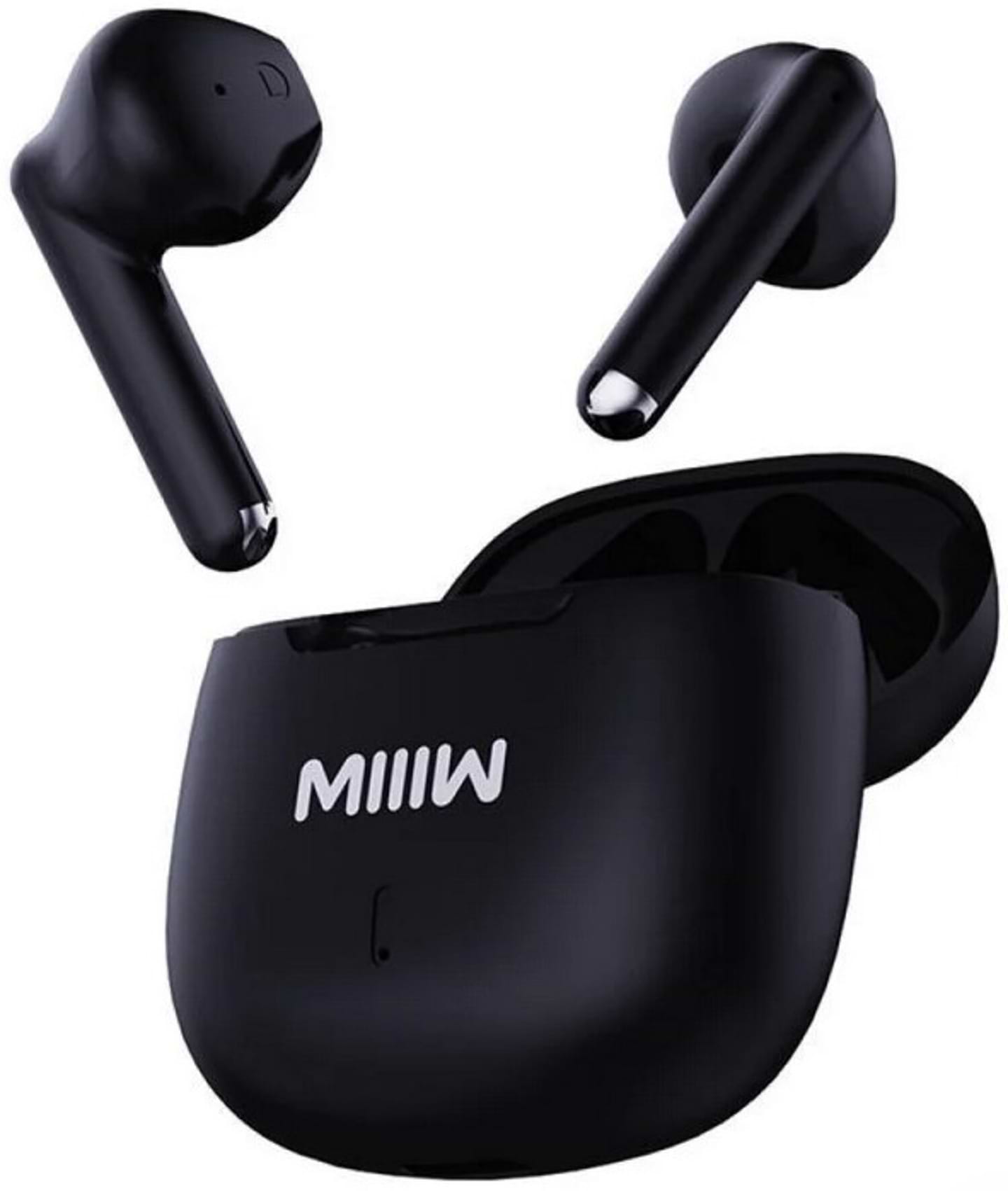 Наушники вкладыши беспроводные TWS MiiiW Marshmallow TWS Headphones Plus Black (MWTW03)