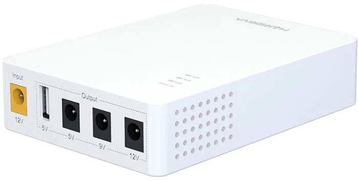 Источник бесперебойного питания Marsriva DC Router UPS KP3EC 3xDC+USB OUT 5V/9V/12V 2А/18W 8400mAh без БП
