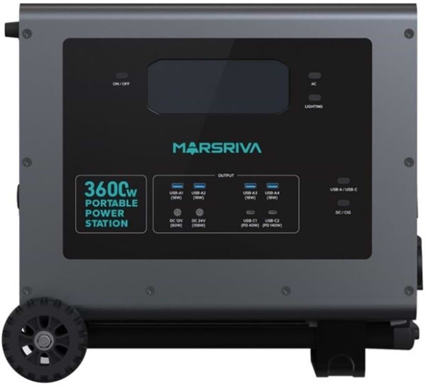 Зарядна станція універсальна Marsriva MP36 (3600 Вт, 3686.4 Вт/год)