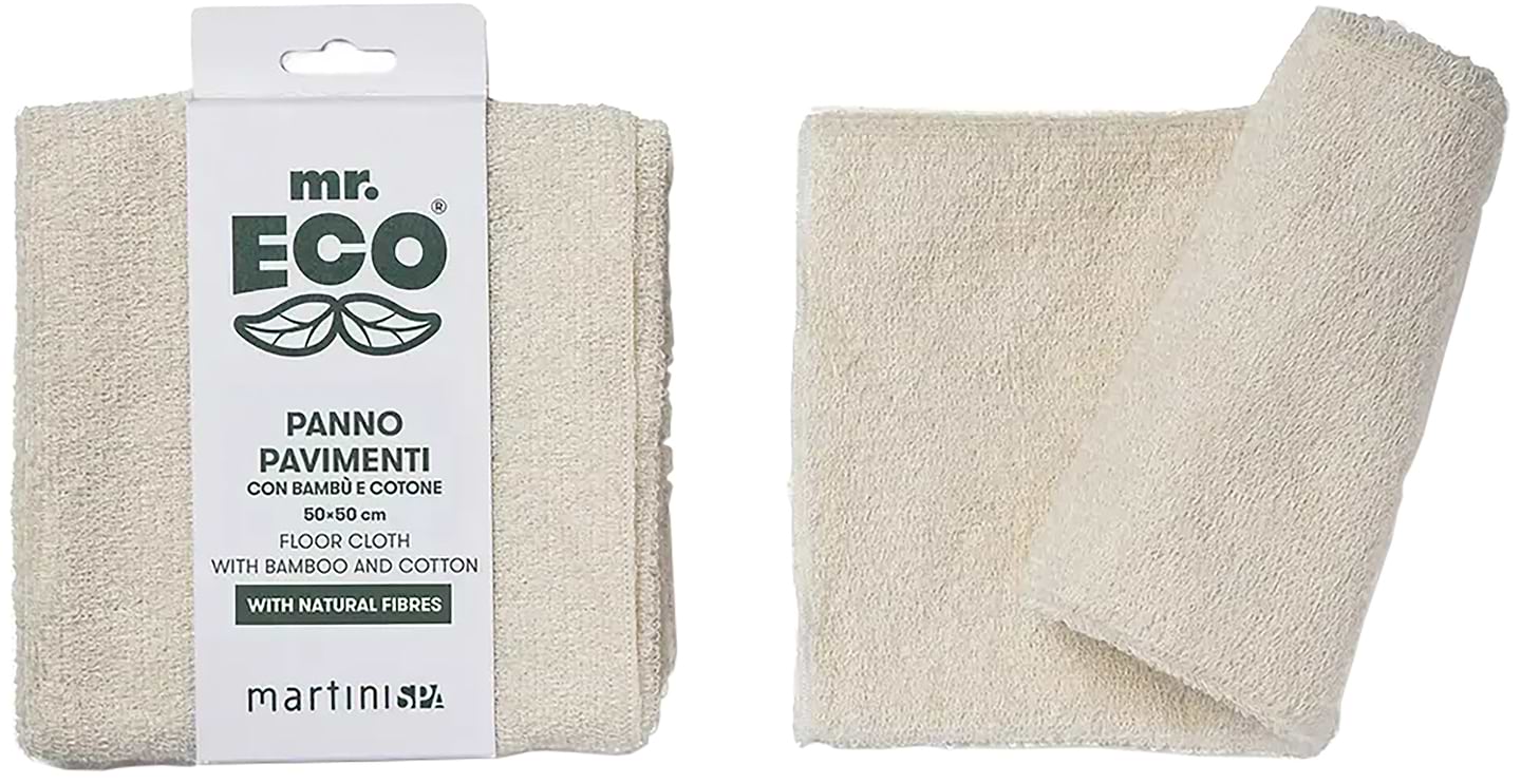 Серветка побутова MARTINI SPA Mr.Eco Floor Cloth With Bamboo And Cotton With Natural Fibres (7206MRE)