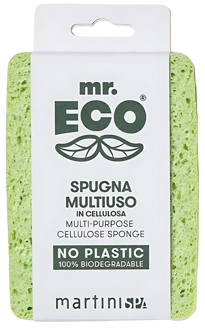 Губка для мытья посуды целлюлозная MARTINI SPA Mr.Eco Multi-Purpose Cellulose Sponge (7230MRE)
