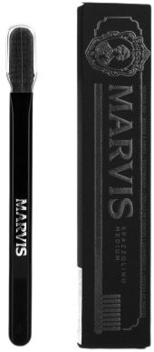 Фото - Зубна щітка Marvis середньої жорсткості Чорна (8004395110087)