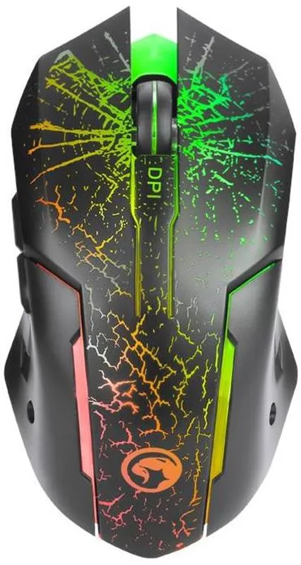 Фото - Миша дротова ігрова Marvo M207 7 colors-LED Black