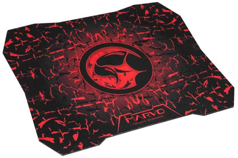 Фото - Миша дротова ігрова Marvo M355 7 colors-LED Black +коврик G1