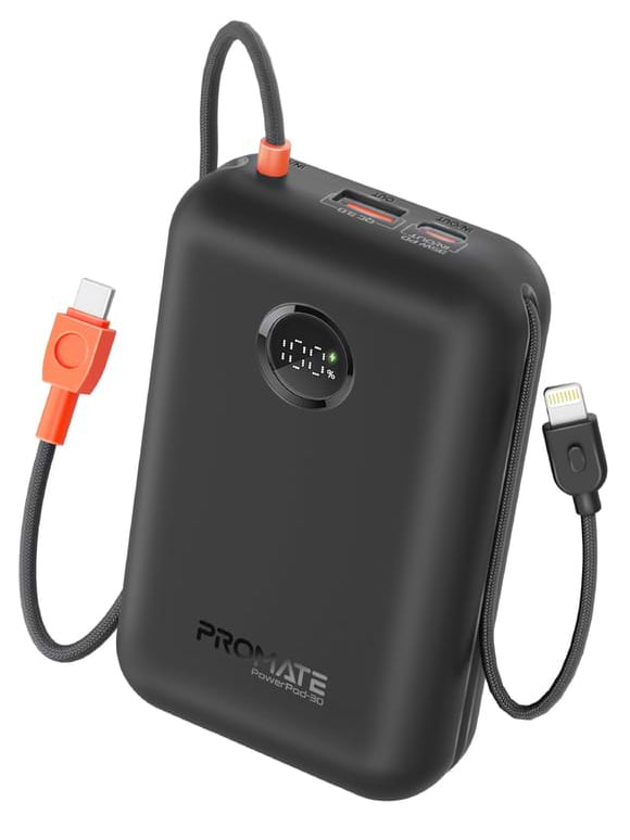 Фото - Батарея мобільна Promate 30000mAh (powerpod-30.black)