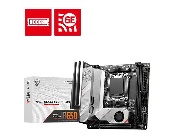 Фото - Материнская плата MSI MPG B650I EDGE WIFI DDR5