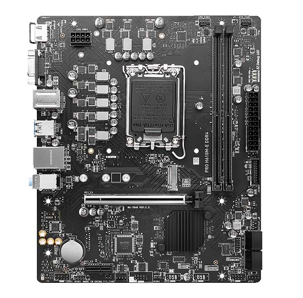 Фото - Материнская плата MSI PRO H610M-E DDR4
