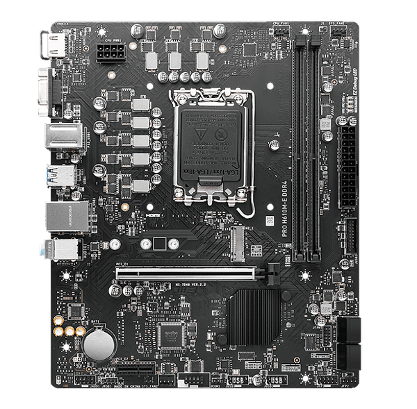 Фото - Материнская плата MSI PRO H610M-E DDR4
