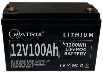 Аккумулятор для ИБП Matrix 12.8V 1.28kWh (MLR 12100)