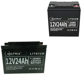 Аккумулятор для ИБП Matrix 12.8V 307.2Wh (MLR 1224)