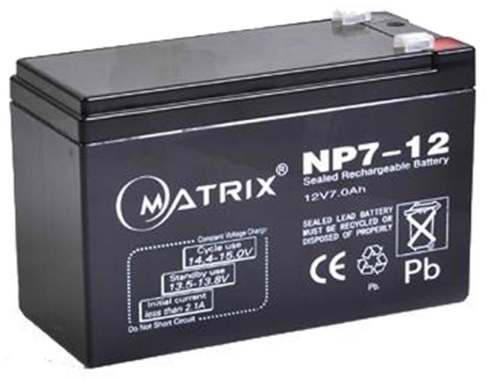 Аккумулятор для ИБП Matrix 12V 7AH (NP7-12)