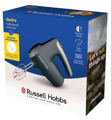 Фото - Миксер Russell Hobbs 27151-56 Matte Charcoal Hand Mixer