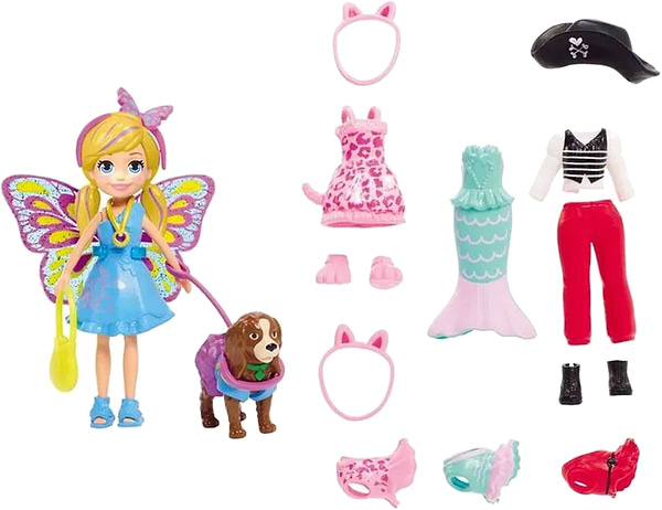 Фото - Міні-лялька набір Polly Pocket Маленька модниця з улюбленцем (GDM15)