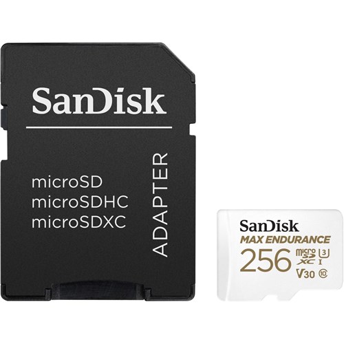 Карта пам'яті SanDisk Max Endurance microSDXC 256GB + SD Adapter (SDSQQVR-256G-GN6IA)