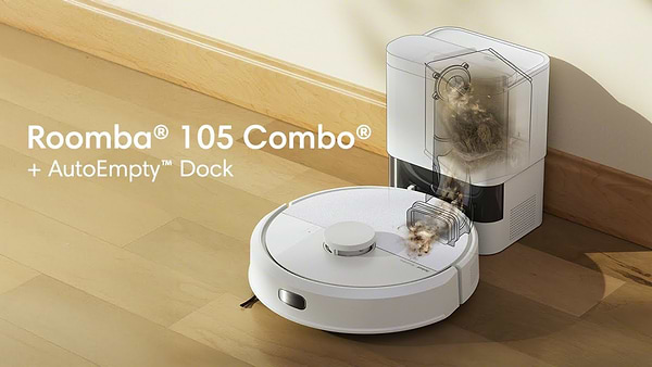 Фото - Робот-пилосос миючий iRobot Combo 105+ White (y351240)