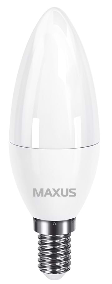 Лампочка светодиодная Maxus C37 5W 3000K 220V E14 (1-LED-731)