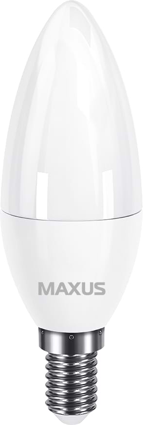 Фото - Лампочка світлодіодна Maxus C37 5W 4100K 220V E14 (1-LED-732)