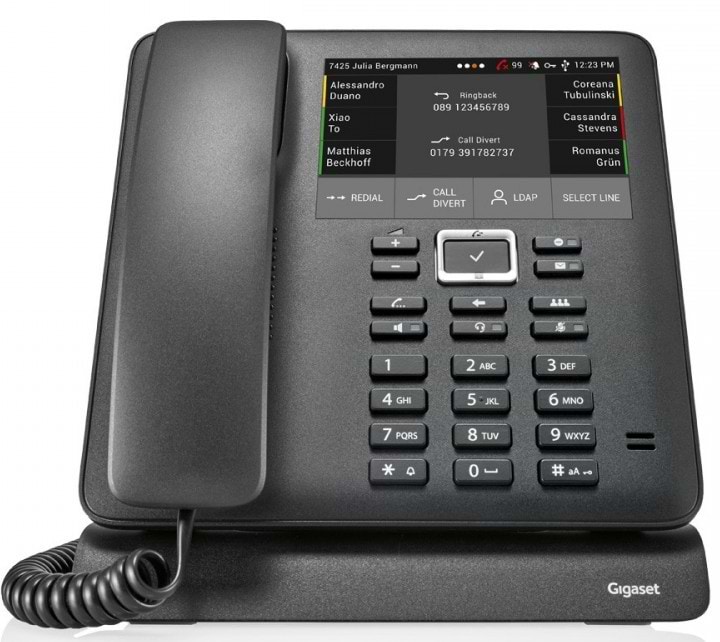 Телефон беспроводной Gigaset MAXWELL 4 SYSTEM IM BLACK (S30853H4005R101)