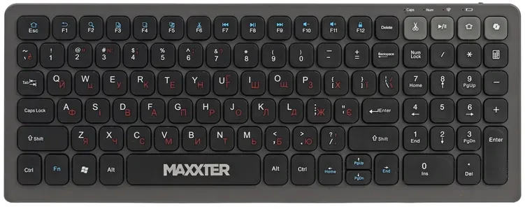 Клавіатура бездротова Maxxter 
KBW-C02B-UA