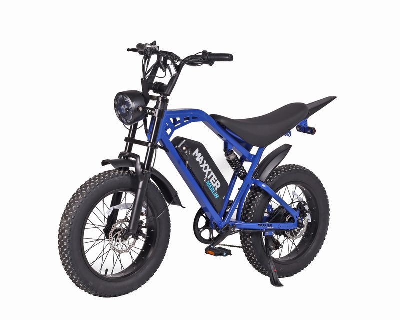 Електровелосипед Maxxter Merlin dark blue