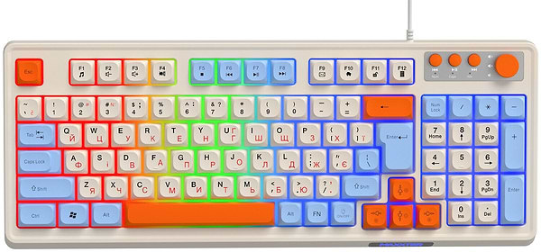 Фото - Клавіатура дротова ігрова Maxxter KBG-3C01-UA Фото - Клавіатура дротова ігрова Maxxter KBG-3C01-UA