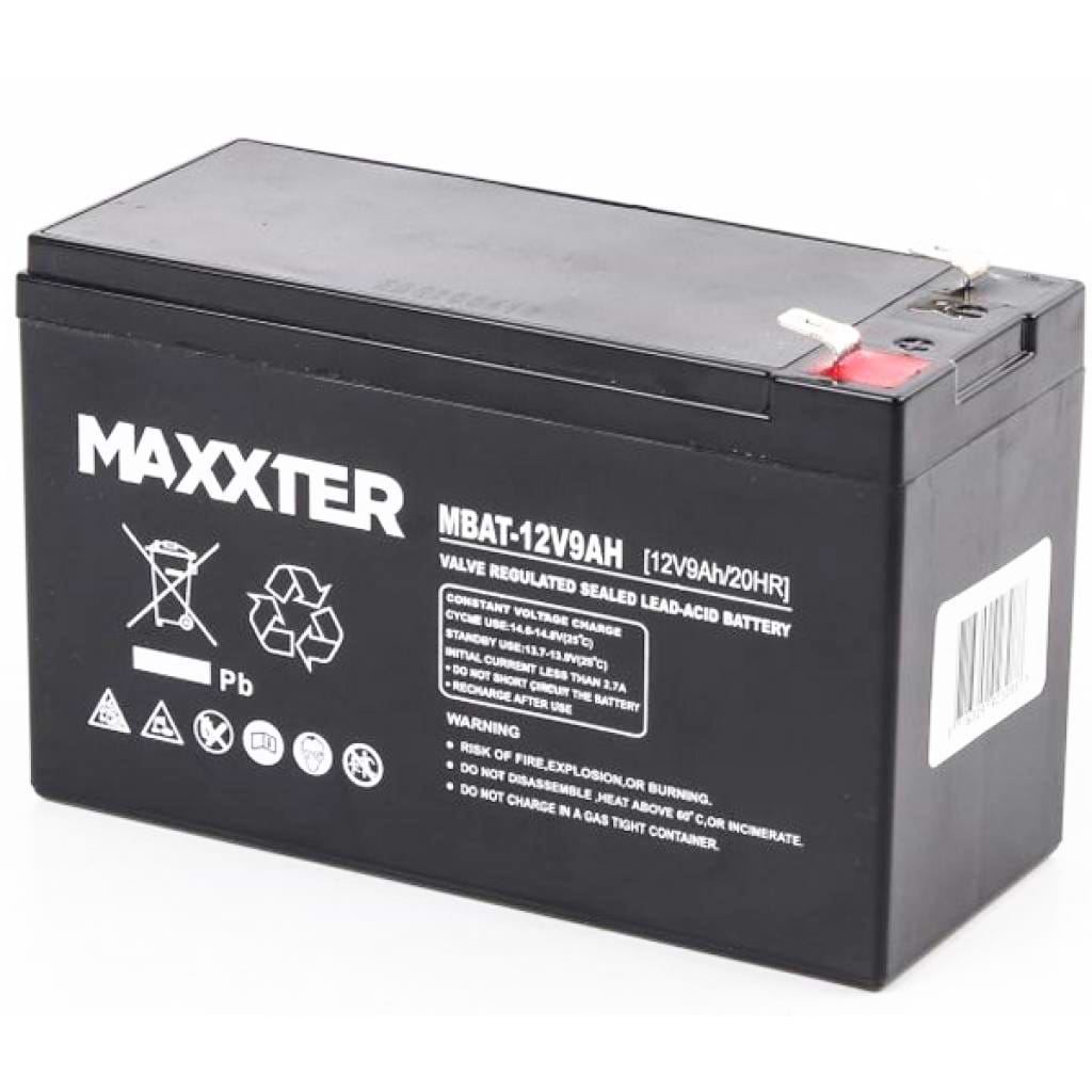 Акумулятор для ДБЖ Maxxter MBAT-12V9AH 12В 9.0 Ач