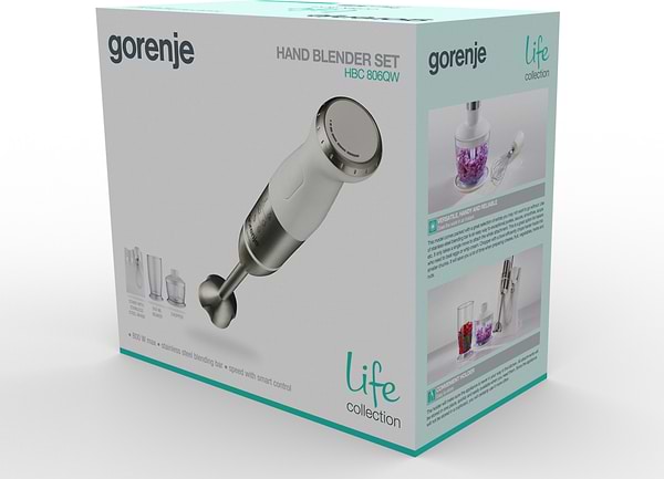 Фото - Блендер заглибний Gorenje HBC 806 QW (LW-3523G2)