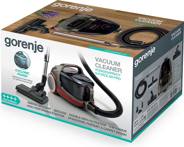 Фото - Пылесос для сухой уборки без мешка Gorenje VCEA03GAPRACY
