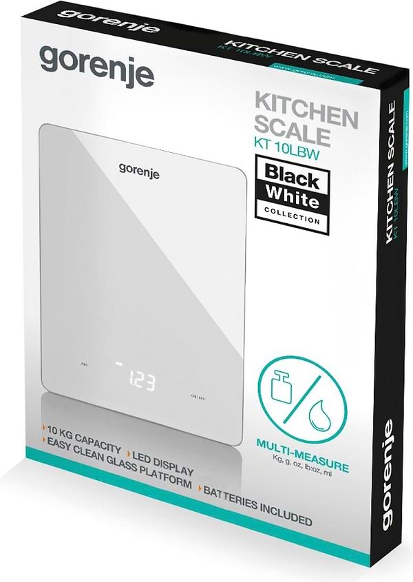 Фото - Ваги кухонні Gorenje KT 10 LBW