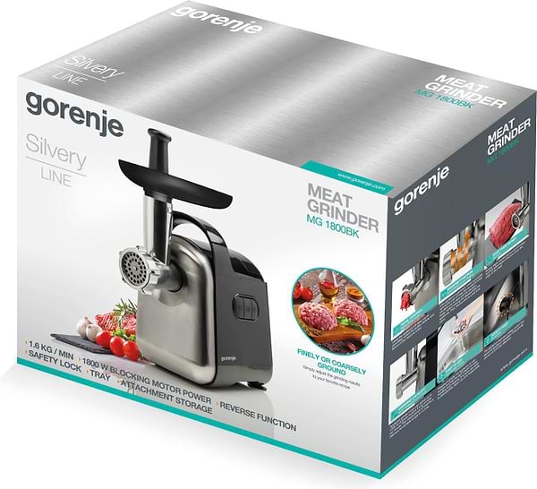 Фото - Уценка - Мясорубка Gorenje MG1800BK