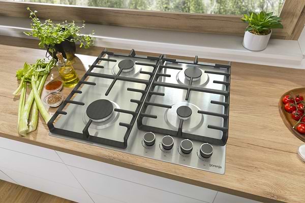 Фото - Уценка - Духовой шкаф + варочная панель газовая Gorenje BO6737E02XK + G642ABX