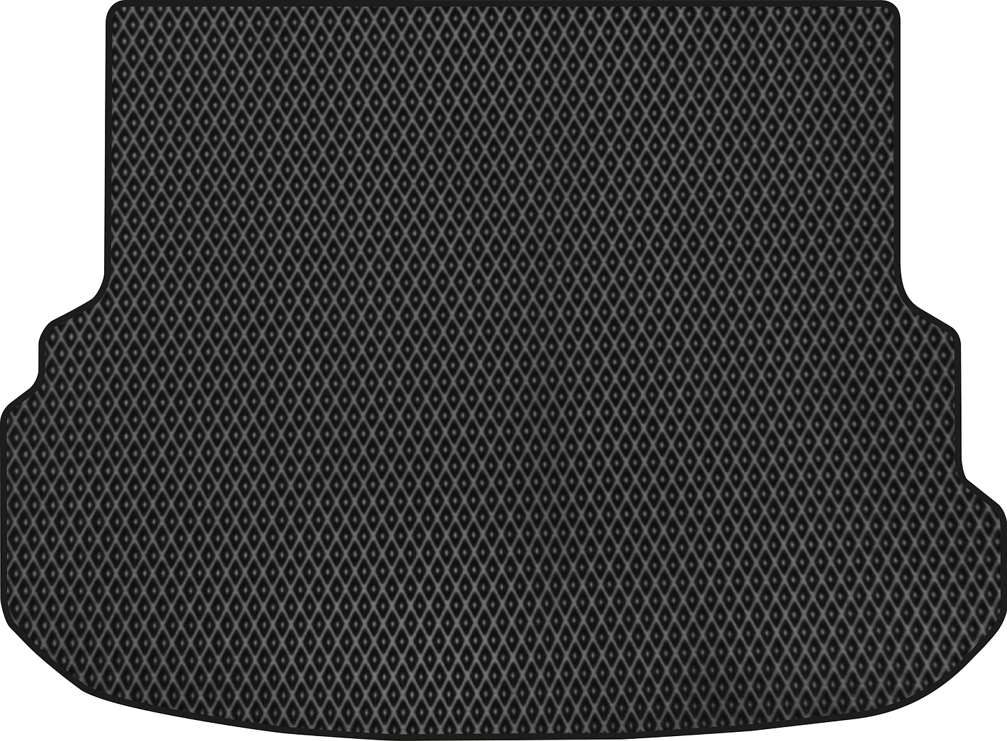 EVA коврик в багажник авто EVAtech для GLK-Class (X204) Mercedes-Benz 2008-2015 1 поколение SUV EU (MB11255B1RBB)