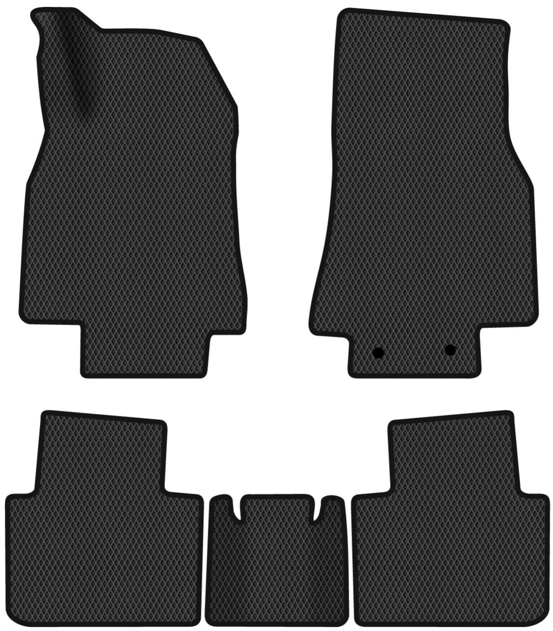 EVA коврики в салон авто EVAtech для B-Class (W245) Mercedes-Benz 2005-2011 1 поколение Htb Japan MB11479CD5MS2RBB