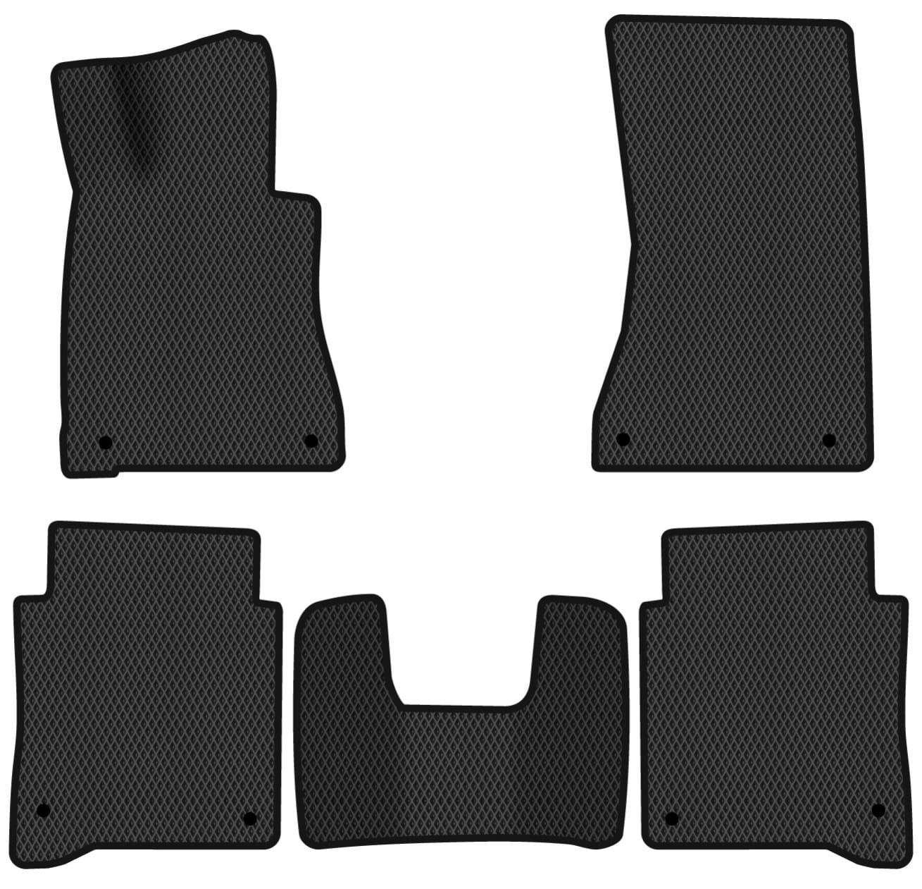 EVA коврики в салон авто EVAtech для S-Class (W223) Long Mercedes-Benz 2020 7 поколение Sedan EU (MB11794CD5MS8RBB)