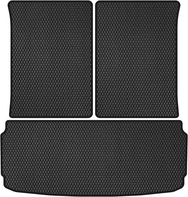 Фото - EVA килимок в багажник авто EVAtech для GL-Class (X166) 7 seats Mercedes-Benz 2012-2015 2 покоління SUV USA (MB11801BE3RBB)