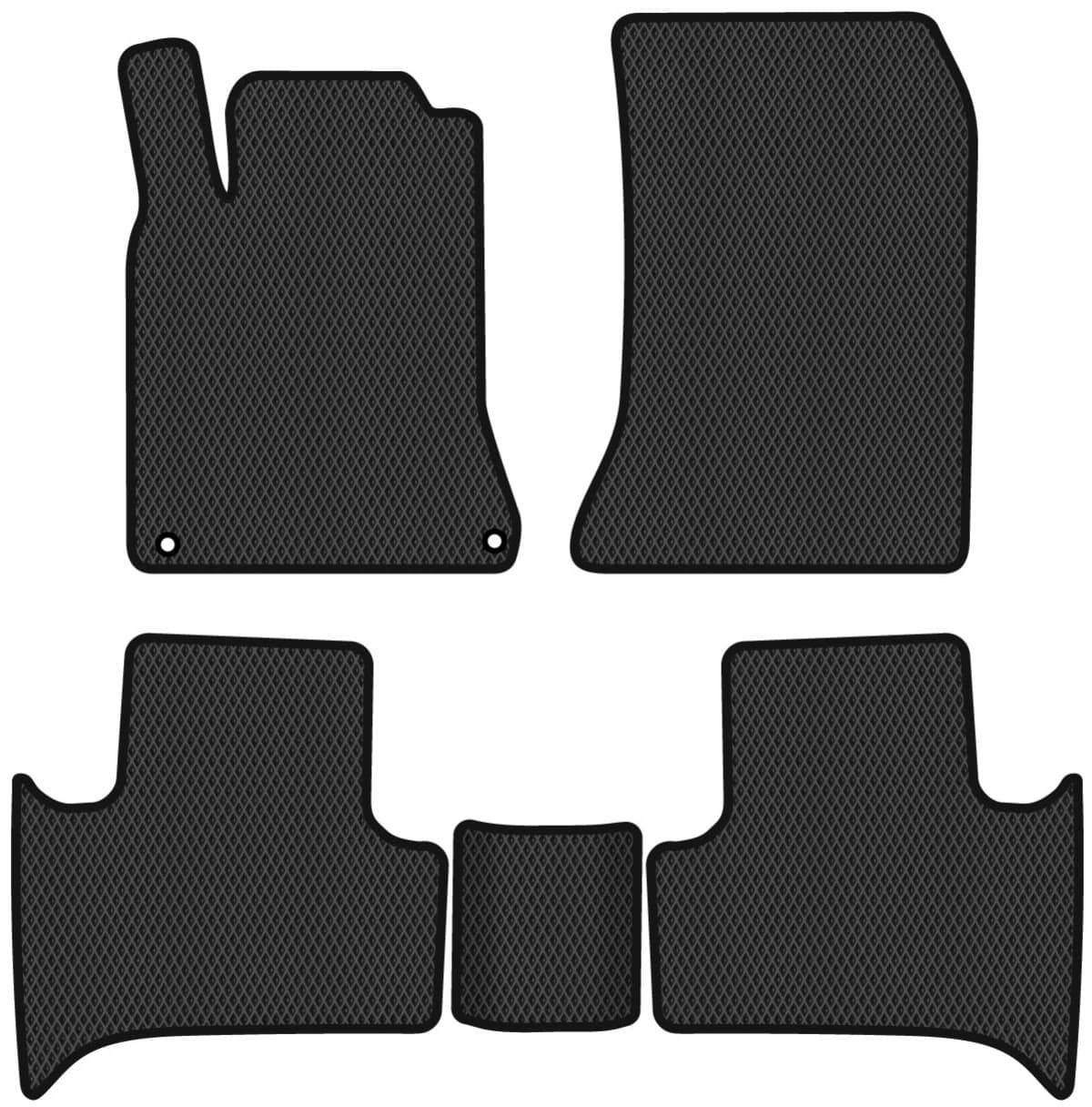 EVA килимки в салон авто EVAtech для B-Class (W246) Electric Mercedes-Benz 2011-2018 2 покоління Htb EU MB1676C5RBB