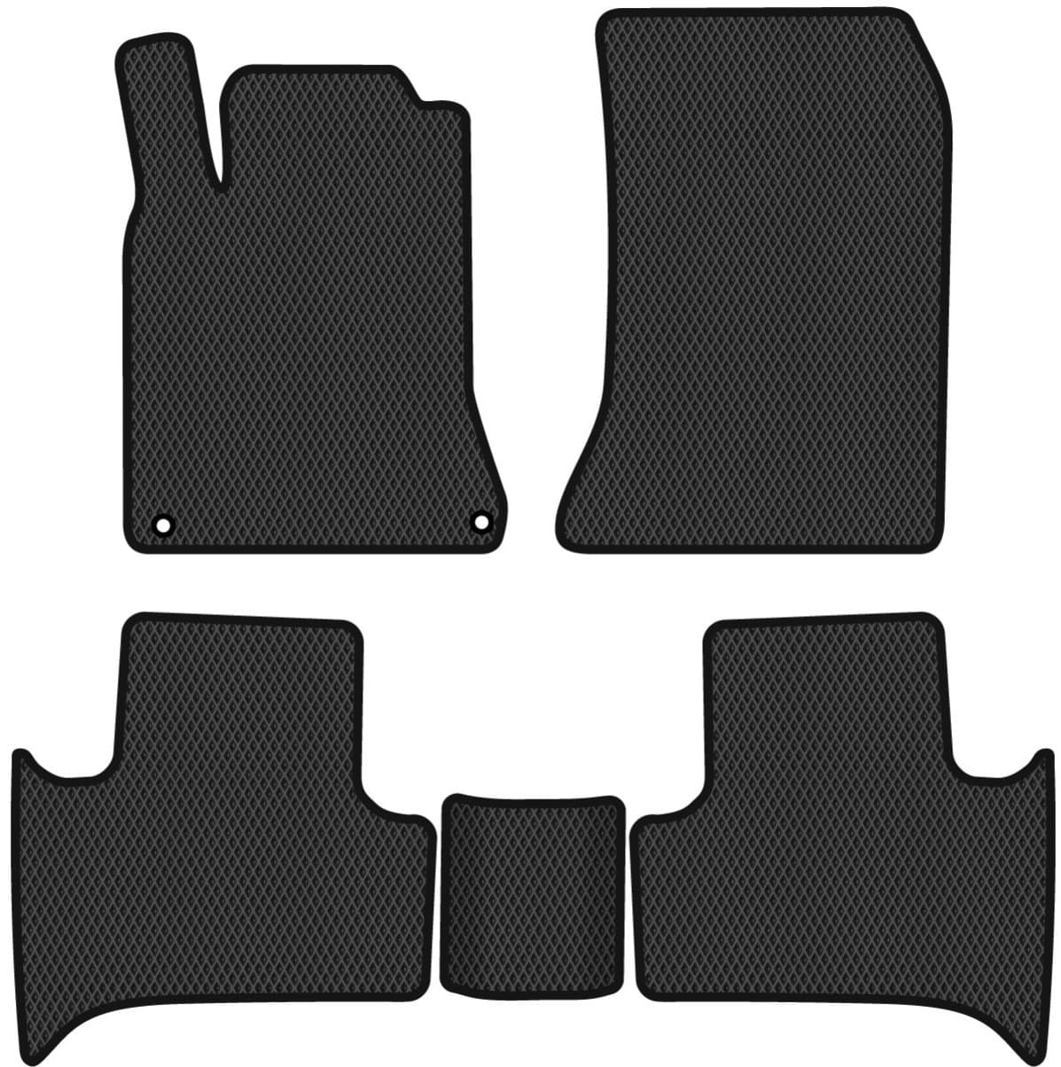 EVA коврики в салон авто EVAtech для B-Class (W246) Electric Mercedes-Benz 2011-2018 2 поколение Htb EU MB1676C5MS2RBB